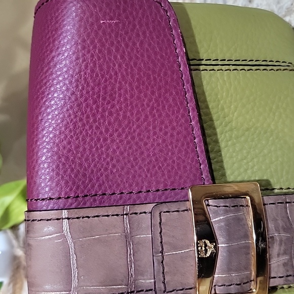 MCM EUC RARE LIMITED EDITION Colorblock Leather Crossbody Handbag - Picture 7 of 13